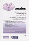 点击查看Anales De Psicologia