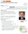 点击查看Risk Management And Healthcare Policy