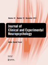 点击查看Journal Of Clinical And Experimental Neuropsychology