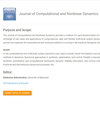 点击查看Journal Of Computational And Nonlinear Dynamics