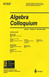 点击查看Algebra Colloquium