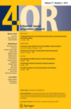点击查看4or-a Quarterly Journal Of Operations Research