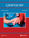 点击查看Canadian Journal Of Emergency Medicine