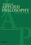 点击查看Journal Of Applied Philosophy
