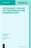 点击查看Zeitschrift Fur Die Alttestamentliche Wissenschaft