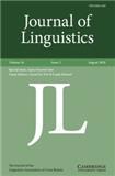 点击查看Journal Of Linguistics