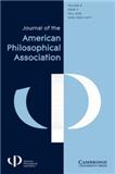 点击查看Journal Of The American Philosophical Association