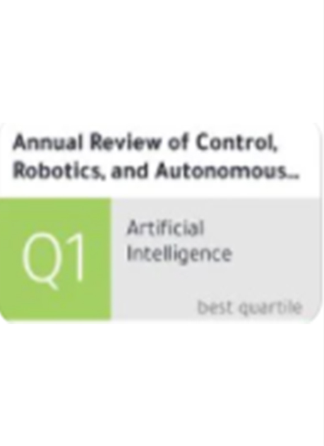 点击查看Annual Review Of Control Robotics And Autonomous Systems