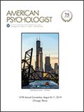 点击查看American Psychologist