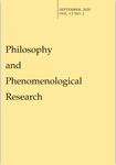 点击查看Philosophy And Phenomenological Research