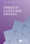 点击查看Foreign Language Annals